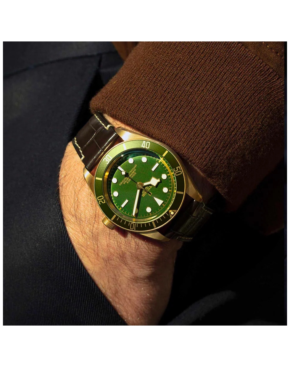 Montre Montre Tudor Black Bay Fifty Eight K Automatique Cadran Vert