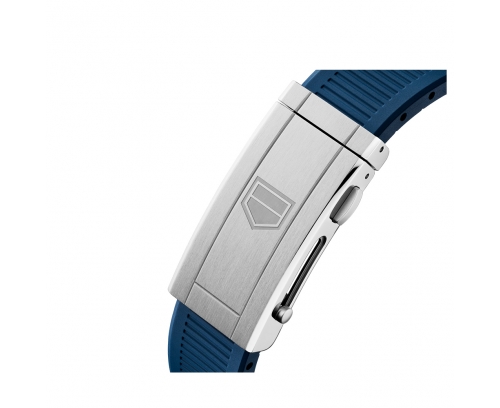 Montre TAG Heuer Aquaracer Professional 300 automatique cadran bleu bracelet caoutchouc bleu 43 mm