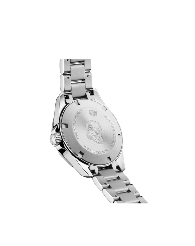 Montre TAG Heuer Aquaracer quartz cadran blanc bracelet acier 32 mm