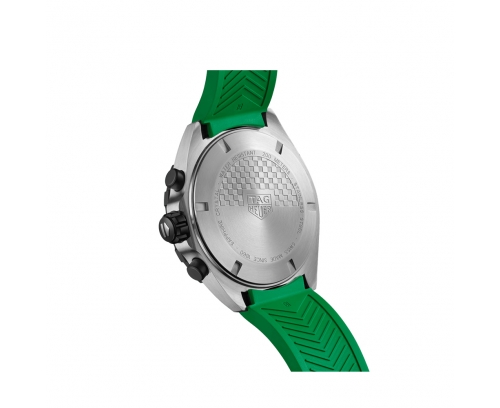 Montre TAG Heuer Formula 1 quartz cadran vert bracelet en caoutchouc vert 43 mm