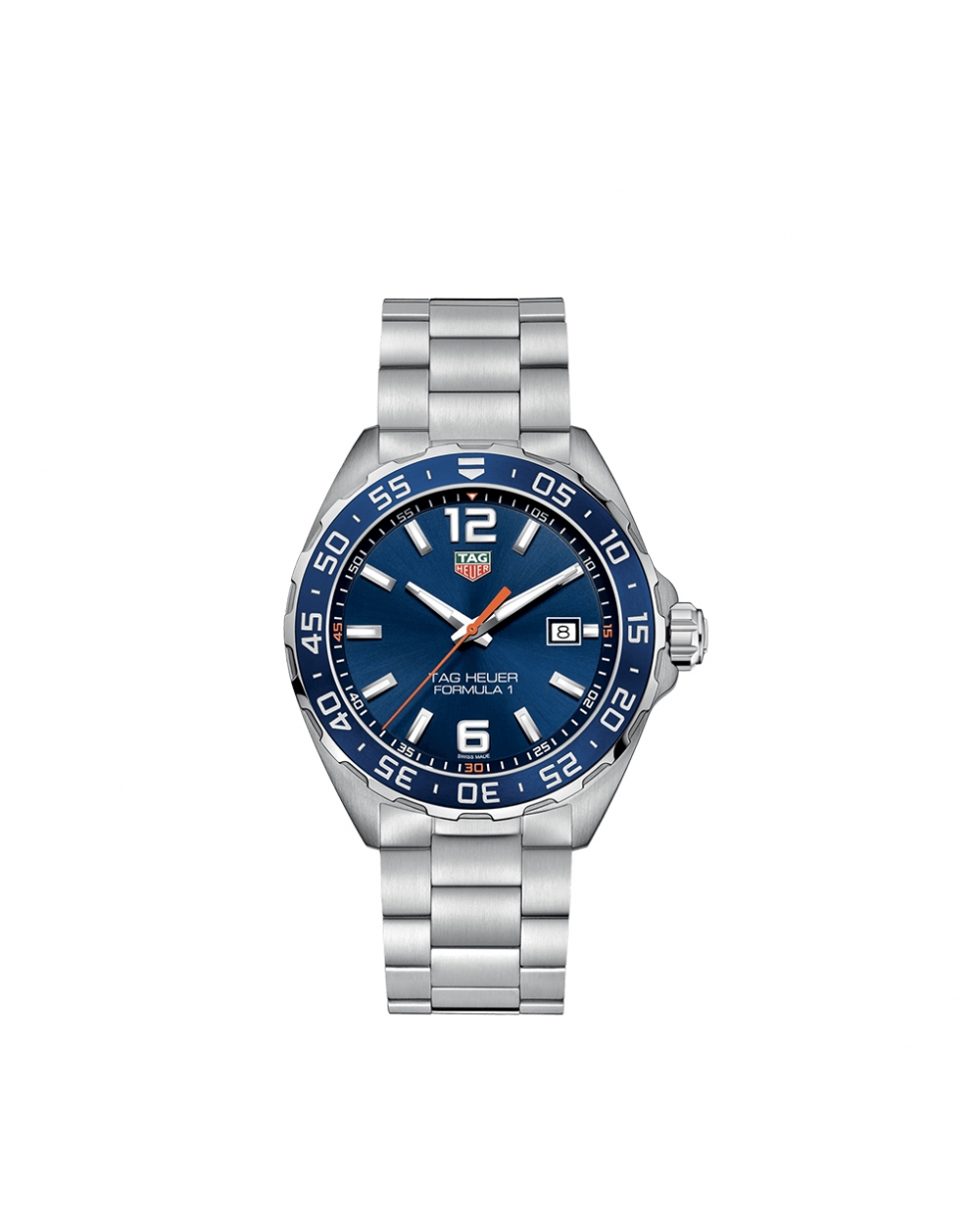 Montre TAG Heuer Formula 1 quartz cadran bleu bracelet en acier 43 mm