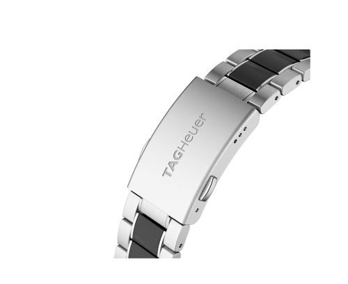 Montre TAG Heuer Formula 1 automatique cadran gris bracelet en acier et céramique 43 mm