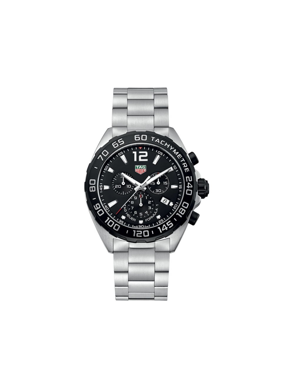 Montre TAG Heuer Formula 1 quartz cadran noir bracelet en acier 43 mm