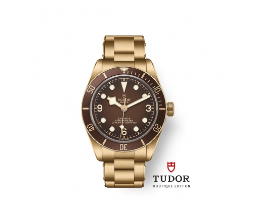Montre Tudor Black Bay Fifty-Eight Bronze automatique cadran marron-bronze bracelet en bronze 39 mm