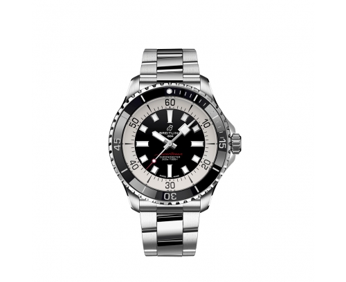 Montre Breitling Superocean automatique cadran noir bracelet acier 44 mm