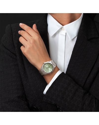 Montre Breitling Chronomat automatique cadran vert menthe bracelet acier 36 mm