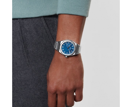 Montre Zenith Defy Skyline El-Primero automatique cadran bleu bracelet acier 41 mm