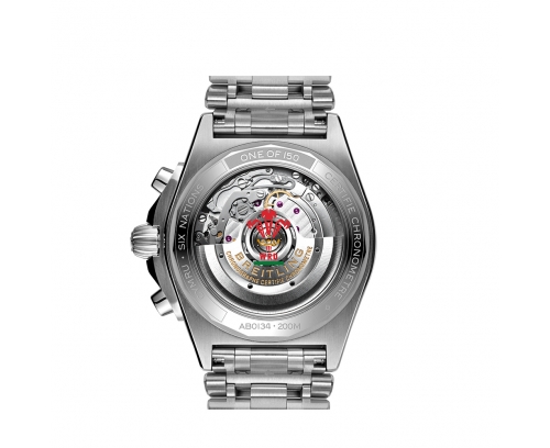 Montre Breitling Chronomat B01 Six Nations Wales Édition Limitée automatique cadran bordeaux bracelet acier 42 mm