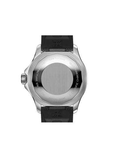 Montre Breitling Superocean Automatic cadran noir bracelet caoutchouc noir 42 mm