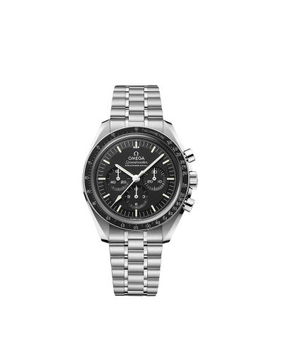 Montre Omega Speedmaster Moonwatch Professional Chronographe manuel cadran noir bracelet en acier 42mm