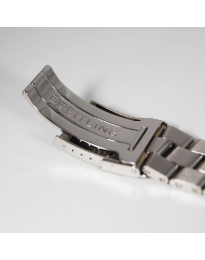 Breitling Colt automatique acier cadran noir bracelet acier 41mm