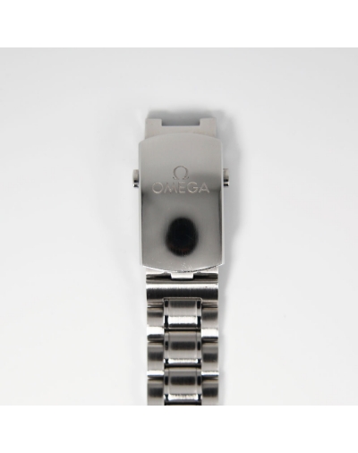 Montre Omega Speedmaster Moonwatch Apollo XVII édition limitée automatique acier cadran bleu bracelet acier 42mm