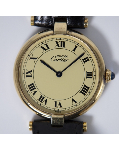Montre Cartier Must Vendôme vermeil PM