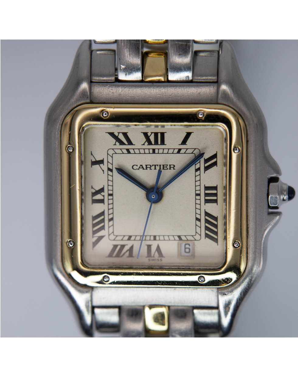Montre Cartier Panthère Moyen Modèle or et acier