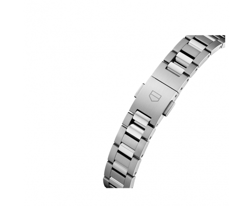 Montre TAG Heuer Carrera automatique cadran nacre blanche index diamants bracelet acier 29 mm